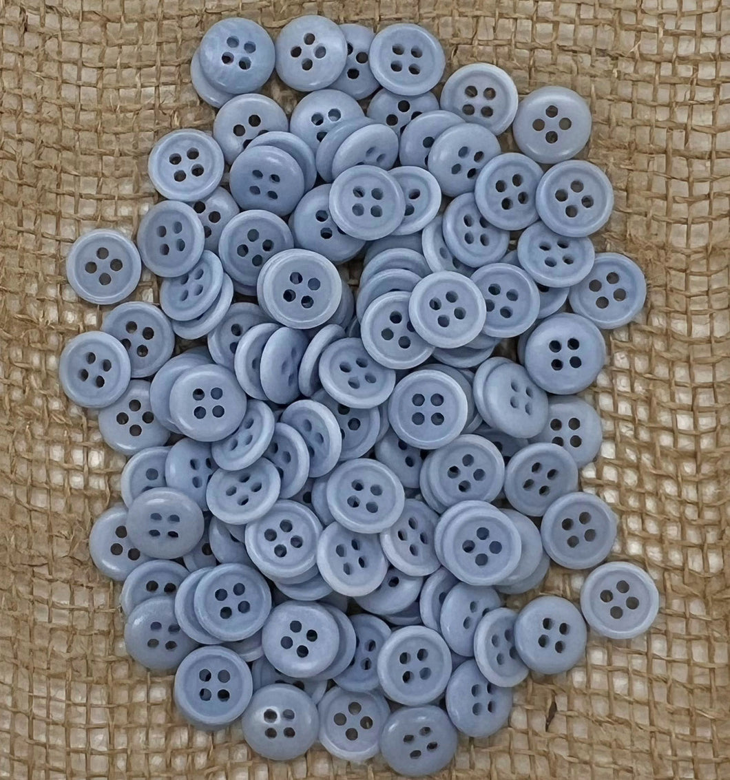 Baby Blue Buttons (quantity 20)