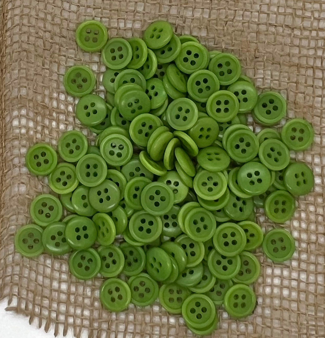 Kiwi Green Buttons (quantity 20)