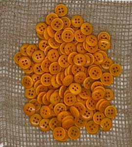 Orange Buttons (quantity 20)