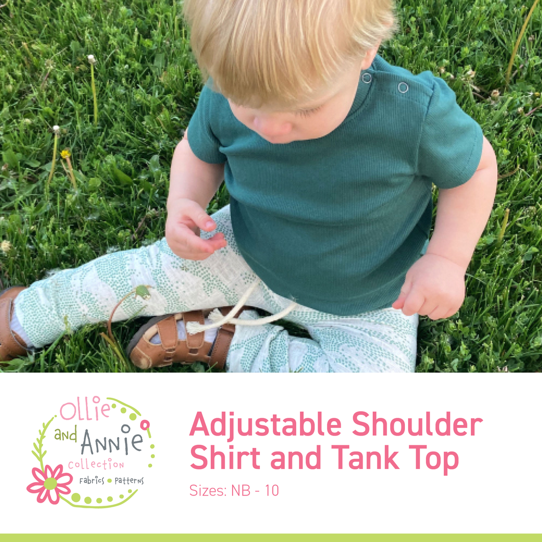 Adjustable Shoulder Shirt and Tank Top