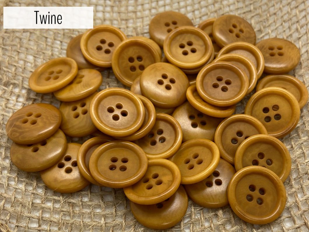 Twine Buttons (quantity 20)