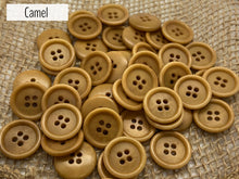 Load image into Gallery viewer, Camel Buttons (quantity 50)
