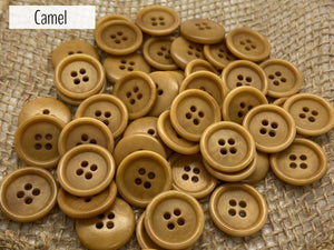 Camel Buttons (quantity 50)